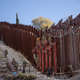 US troops install razor wire on border wall